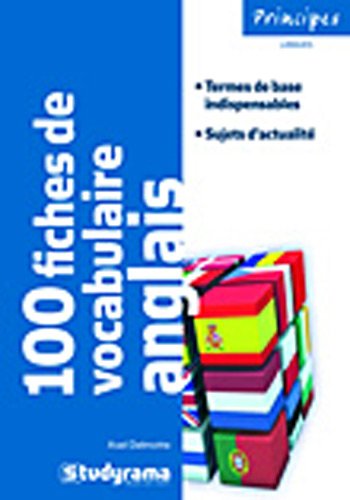 100 FICHES DE VOCABULAIRE ANGLAIS