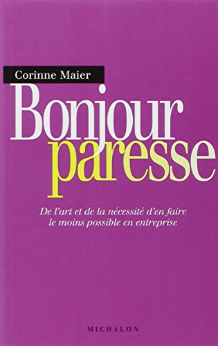 BONJOUR PARESSE