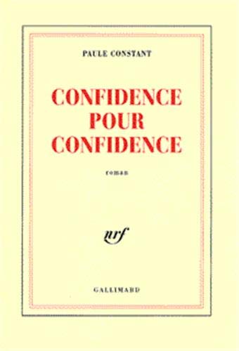 CONFIDENCE POUR CONFIDENCE
