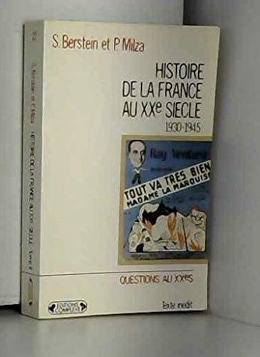 HISTOIRE DE LA FRANCE AU XXÈME SIÈCLE