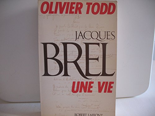 JACQUES BREL UNE VIE