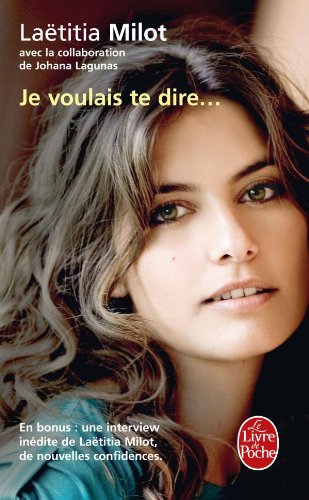JE VOULAIS TE DIRE