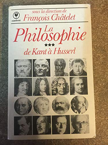 PHILOSOPHIE DE KANT À HUSSERL