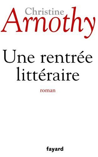 UNE RENTRÉE LITTÉRAIRE